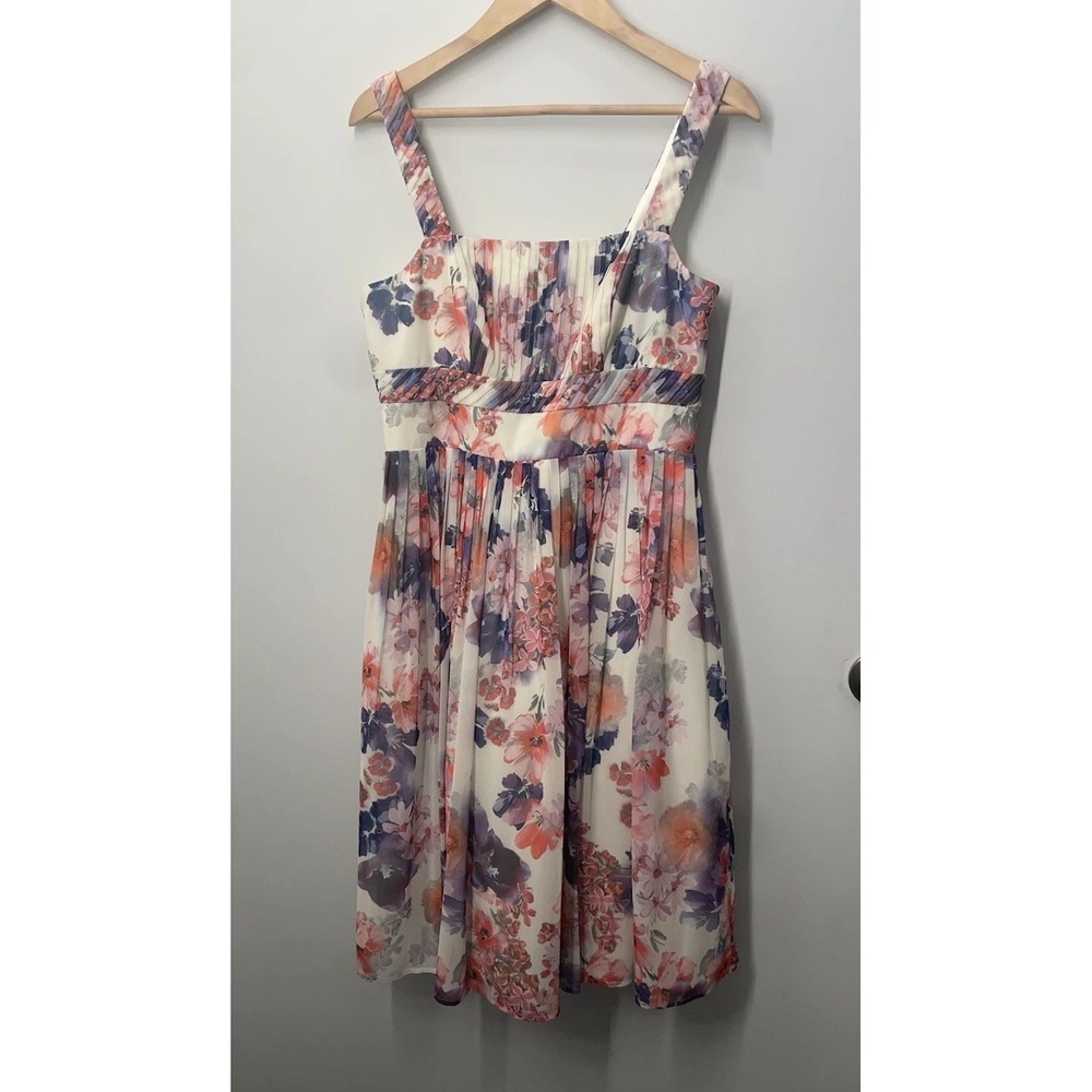 MONSOON Madeline Print Floral Dress US Size 8 UK 12 Formal Occasion NEW WITH TAG
